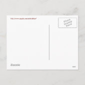 Briefkaarten - Valentijn clown harten harlekijn (Achterkant)