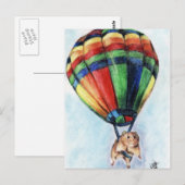 Briefkaarten van ballonvaarders (Voorkant / Achterkant)