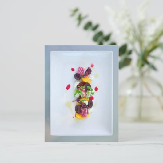 Briefkaarten van betonsalade (Staand voorkant)