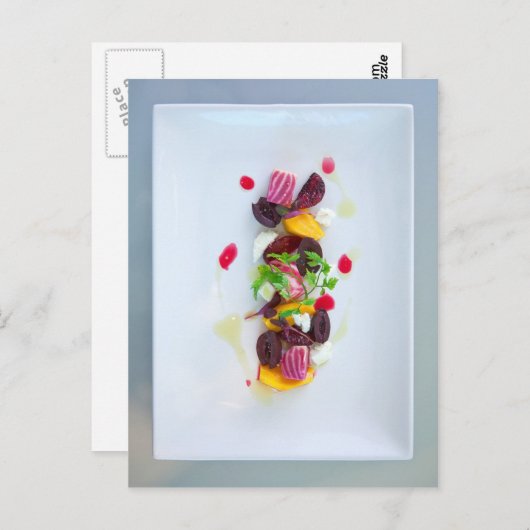 Briefkaarten van betonsalade (Voorkant / Achterkant)