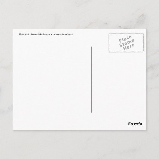 Briefkaarten van Botswana (Achterkant)