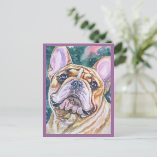 Briefkaarten van Bulldog (Staand voorkant)