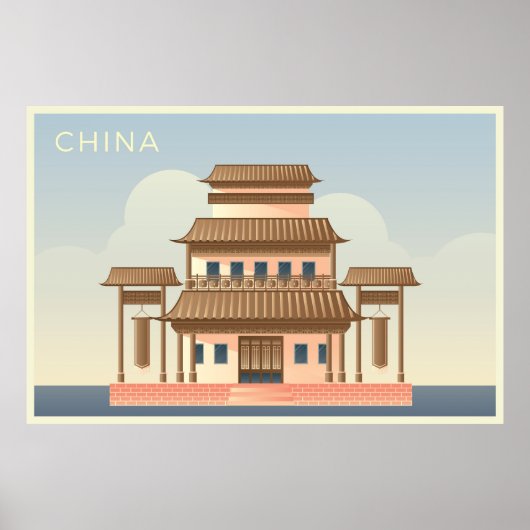 Briefkaarten van China Poster (Voorkant)