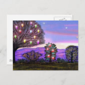 Briefkaarten van Christmas Sunset (Voorkant / Achterkant)