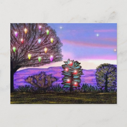 Briefkaarten van Christmas Sunset (Voorkant)