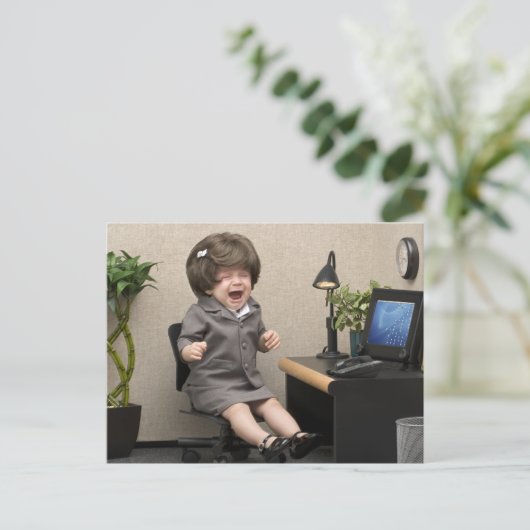 Briefkaarten van crybaby's (Staand voorkant)