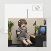 Briefkaarten van crybaby's (Voorkant / Achterkant)