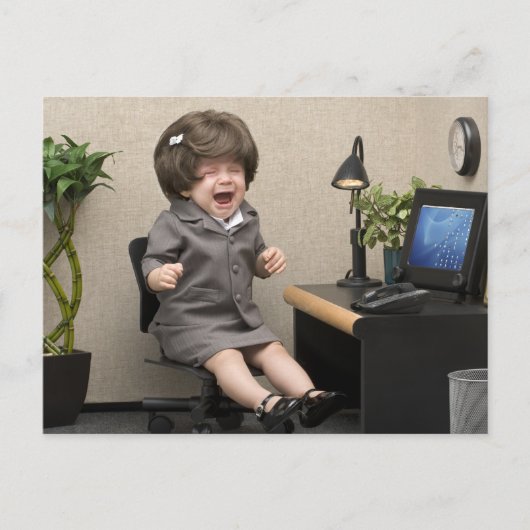 Briefkaarten van crybaby's (Voorkant)