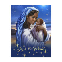 Briefkaarten van de Amerikaanse Madonna-kerstmis