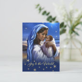 Briefkaarten van de Amerikaanse Madonna-kerstmis (Staand voorkant)