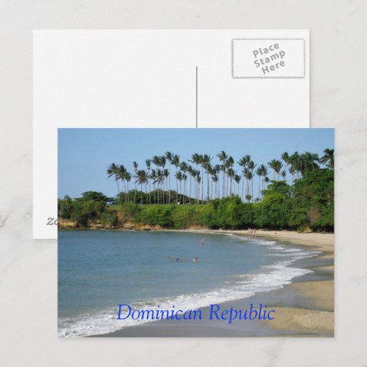 Briefkaarten van de Dominicaanse Republiek (Voorkant / Achterkant)