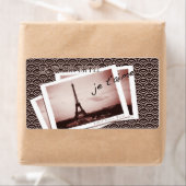 Briefkaarten van de etiketten van Parijs (Insitu)