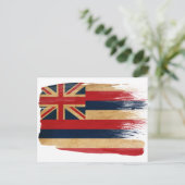 Briefkaarten van de Hawaii-vlag (Staand voorkant)