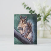 Briefkaarten van de heetduvel (eekhoorn) (Staand voorkant)