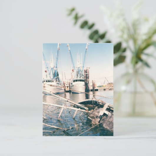 Briefkaarten van de jachthaven van Venetië (Staand voorkant)