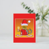 Briefkaarten van de kerstmuis (Staand voorkant)
