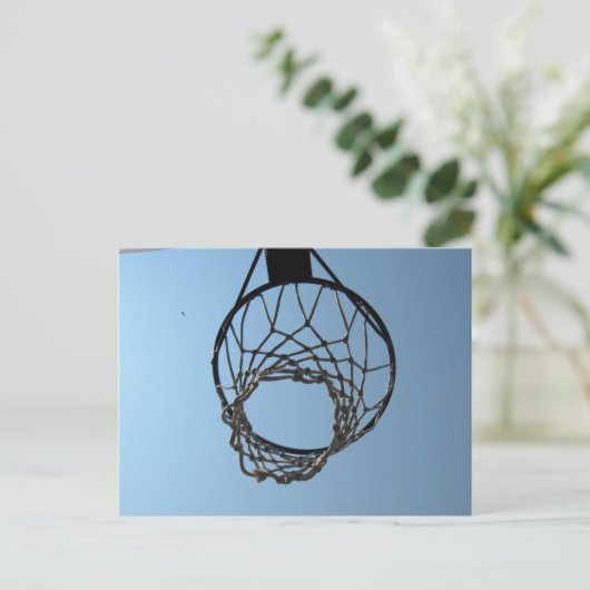 Briefkaarten van de ketbalhoepel (Staand voorkant)