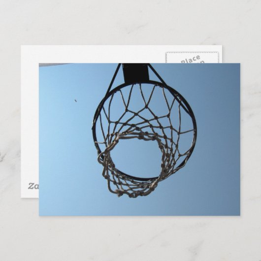 Briefkaarten van de ketbalhoepel (Voorkant / Achterkant)