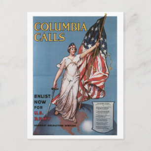 Briefkaarten van de oorlogstijd, de Amerikaanse po