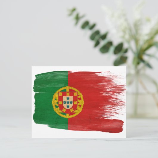 Briefkaarten van de Portugese vlag (Staand voorkant)