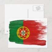 Briefkaarten van de Portugese vlag (Voorkant / Achterkant)