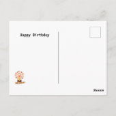 Briefkaarten van de regenboogregenboogcartoon Birt (Achterkant)