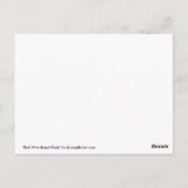 Briefkaarten van de Rode Wijn en de Kaas (Achterkant)