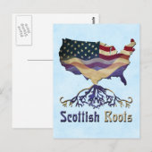 Briefkaarten van de Schotse rots (Voorkant / Achterkant)
