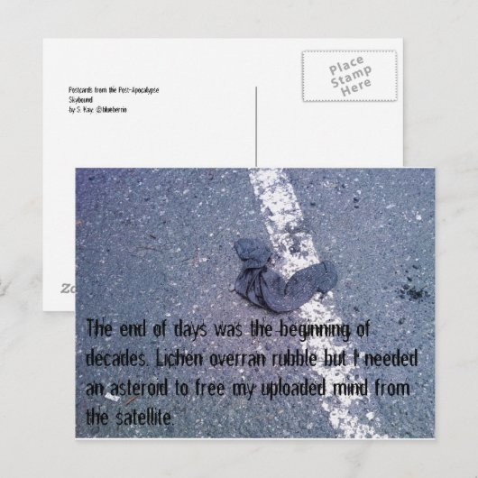 Briefkaarten van de Skybound na Apocalypse #6 (Voorkant / Achterkant)