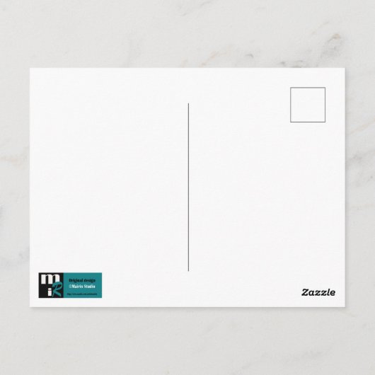 Briefkaarten van de Thanksgiving van Little Boy en (Achterkant)