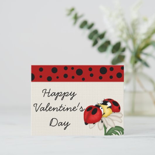 Briefkaarten van de Valentijnsdag van (Staand voorkant)