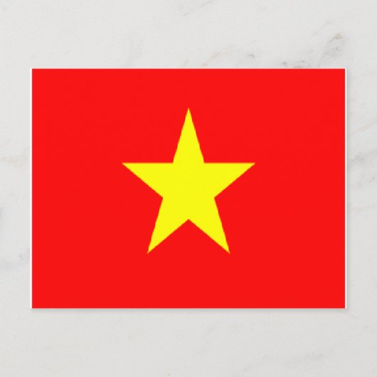 Briefkaarten van de Vietnamese vlag (Voorkant)