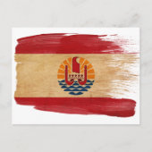 Briefkaarten van de vlag van Frans-Polynesië (Voorkant)