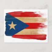 Briefkaarten van de vlag van Puerto Rico (Voorkant)
