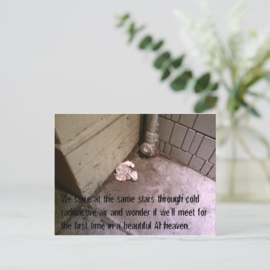 Briefkaarten van de vrienden na de Apocalypse #7 (Staand voorkant)