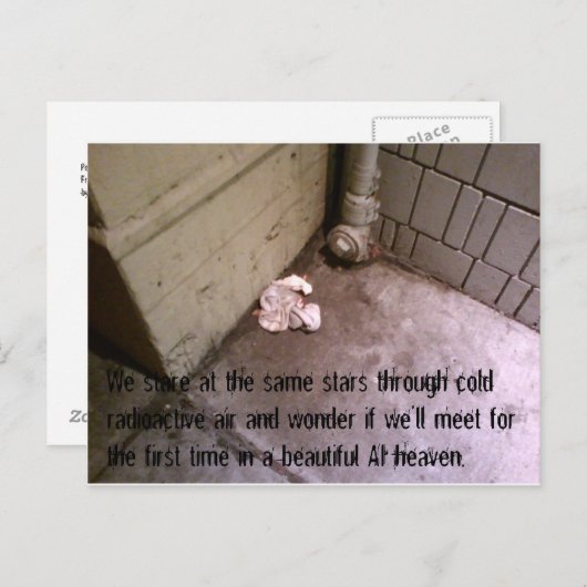 Briefkaarten van de vrienden na de Apocalypse #7 (Voorkant / Achterkant)