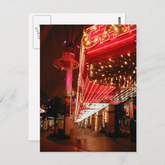 Briefkaarten van Fremont Las Vegas (Voorkant / Achterkant)