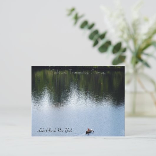 Briefkaarten van het Adirondack-gebergte (Staand voorkant)