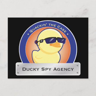 Briefkaarten van het Ducky Spy Agency