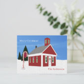 Briefkaarten van het kerkschoolhuis (Staand voorkant)