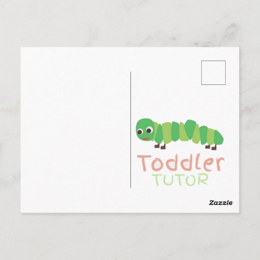 Briefkaarten van het leercentrum van Toddler (Achterkant)