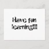 Briefkaarten van het leercentrum van Toddler (Voorkant)