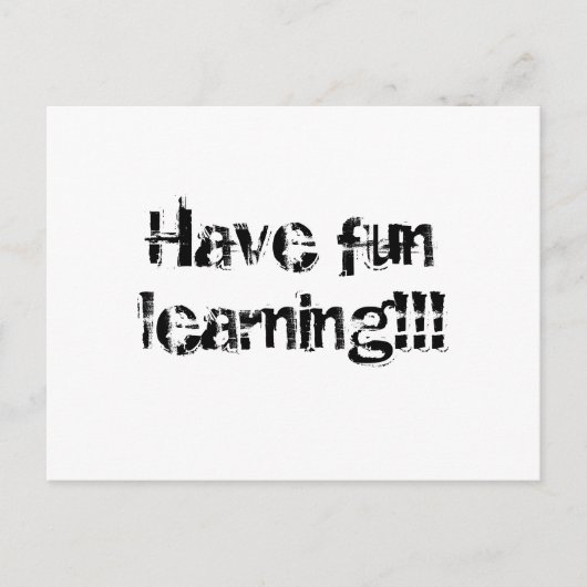 Briefkaarten van het leercentrum van Toddler (Voorkant)