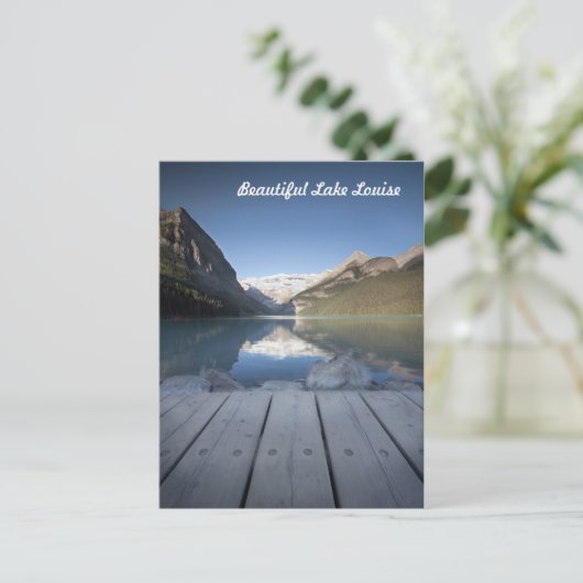 Briefkaarten van het Louise Shore-meer (Staand voorkant)