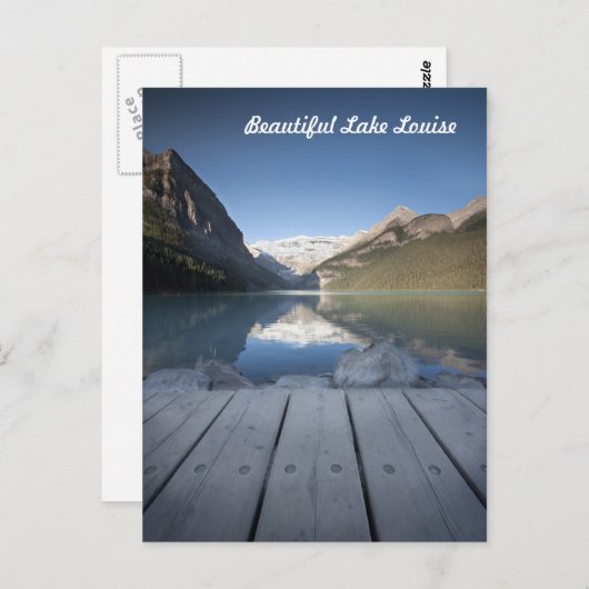 Briefkaarten van het Louise Shore-meer (Voorkant / Achterkant)