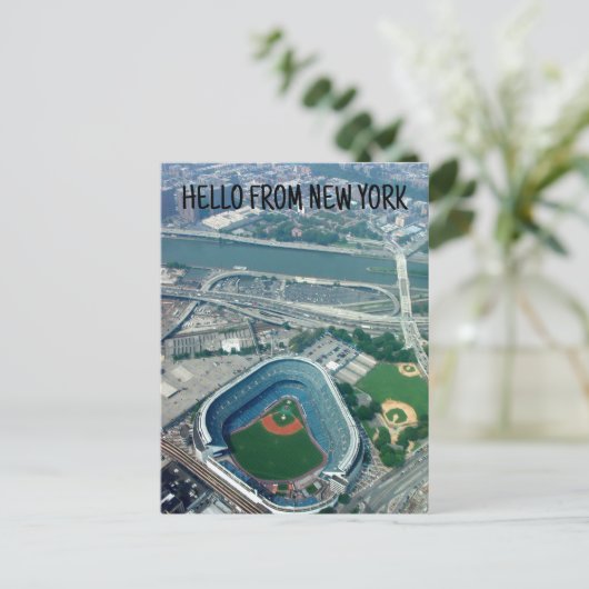 BRIEFKAARTEN VAN HET NEW YORK BASEBALL STADIUM (Staand voorkant)