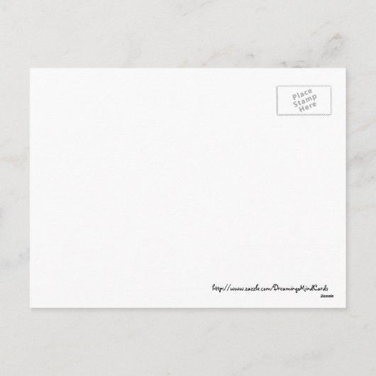 Briefkaarten van het Nieuwjaar van wervelingen & (Achterkant)