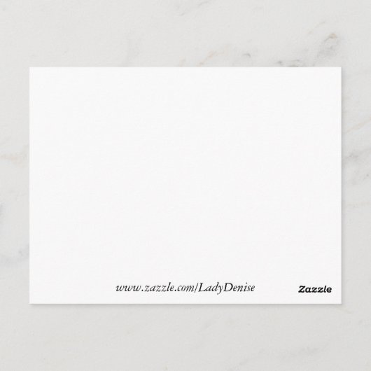 briefkaarten van het poppenfeest "Little Princess" (Achterkant)