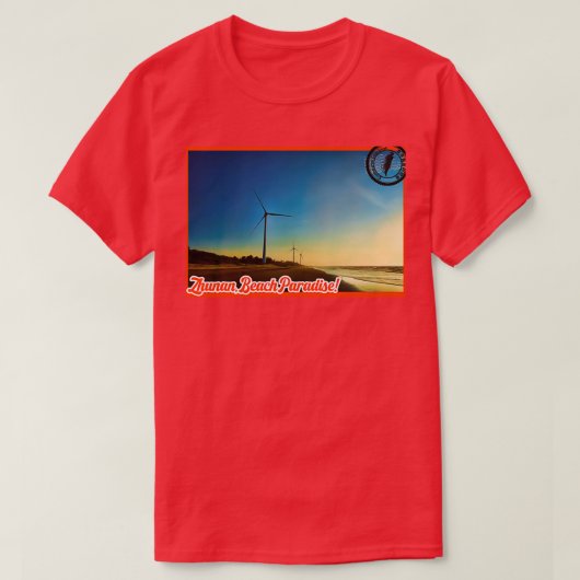 Briefkaarten van het Zhunan Beach Paradise Ghost I T-shirt (Design voorkant)