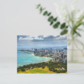 Briefkaarten van Honolulu, Oahu (Staand voorkant)